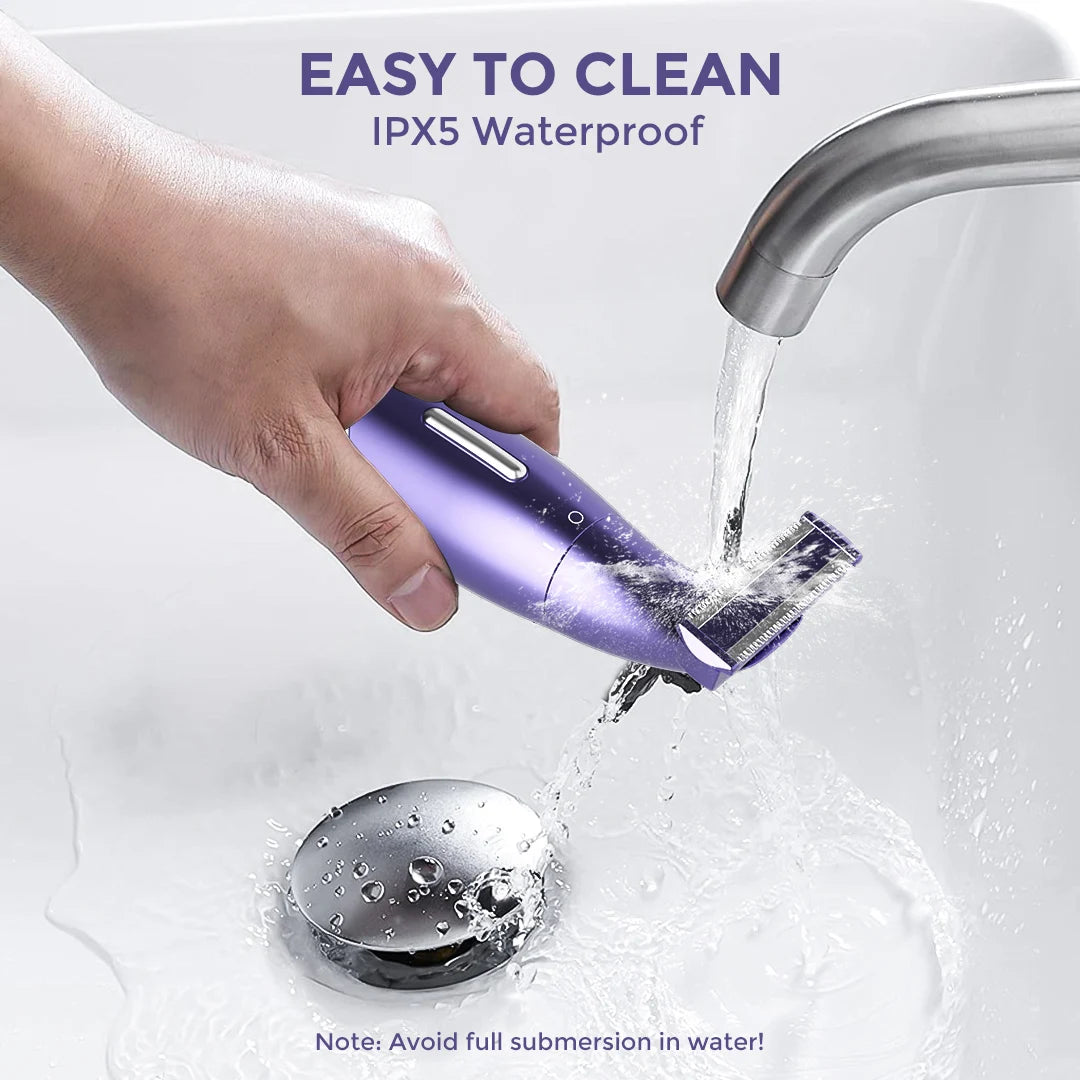 Sejoy 6-in-1 Electric Razor for Women Pubic Hair,Painless Body Shaver,Facial Epilator,Hair Removal for Face,Bikini Trimmer