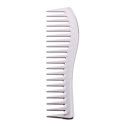 Haircut Tool Resin Electroplating Hairdressing Comb Large Wide Tooth Comb Fine Styling Cutting Comb for Beauty Salons Home Use