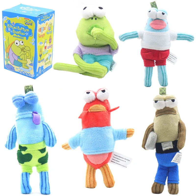 In Stock Genuine Fish Buddies Series Surprise Blind Box Toys Funny Cute Dolls Collection Trendy Cute Pendents Ornaments Gift