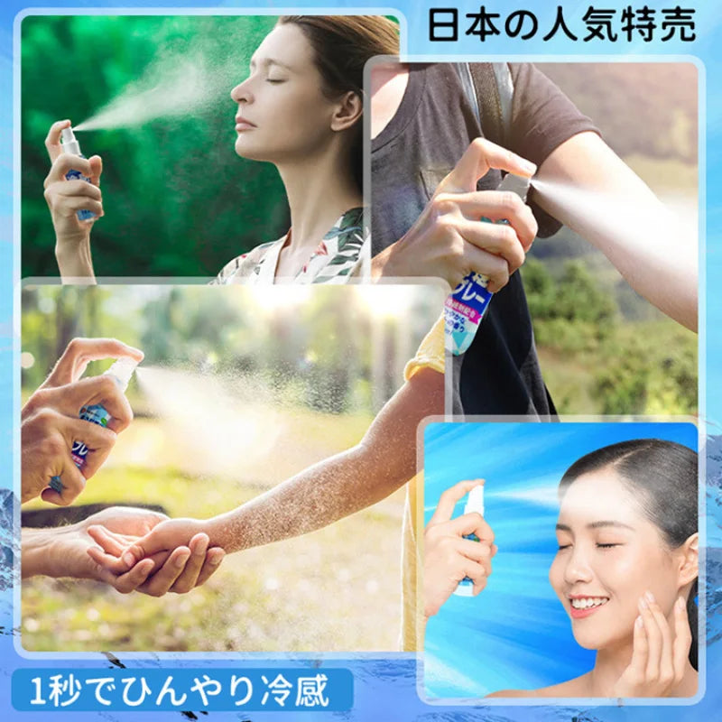 Cooling Spray Outdoor Sun Protection And Cooling Spray,Cooling Spray Students Summer An Excellent Anti-Heat And Cooling Solution