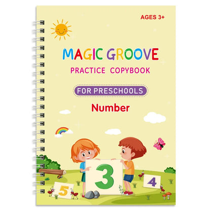 Magic Reusable Practice Copybook For Kids, The Print Handwriting Workbook-Writing Practice Book, For Children, Gifts And Toys