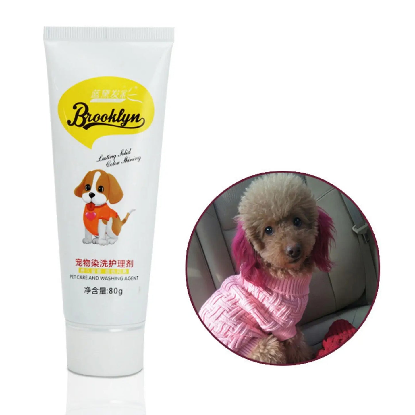 Dog Hair Dye Safely Grooming Lightweight Pet Care Professional Hair Dye Coloring