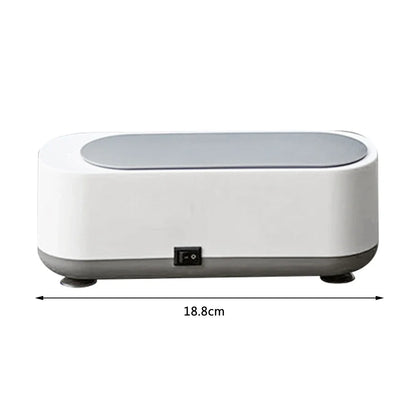 Jewelry Cleaner Box Energy Saving Watch Jewelry Cleaning Device Rechargeable Portable Eyeglasses Cleaner Best Gift for Men Women