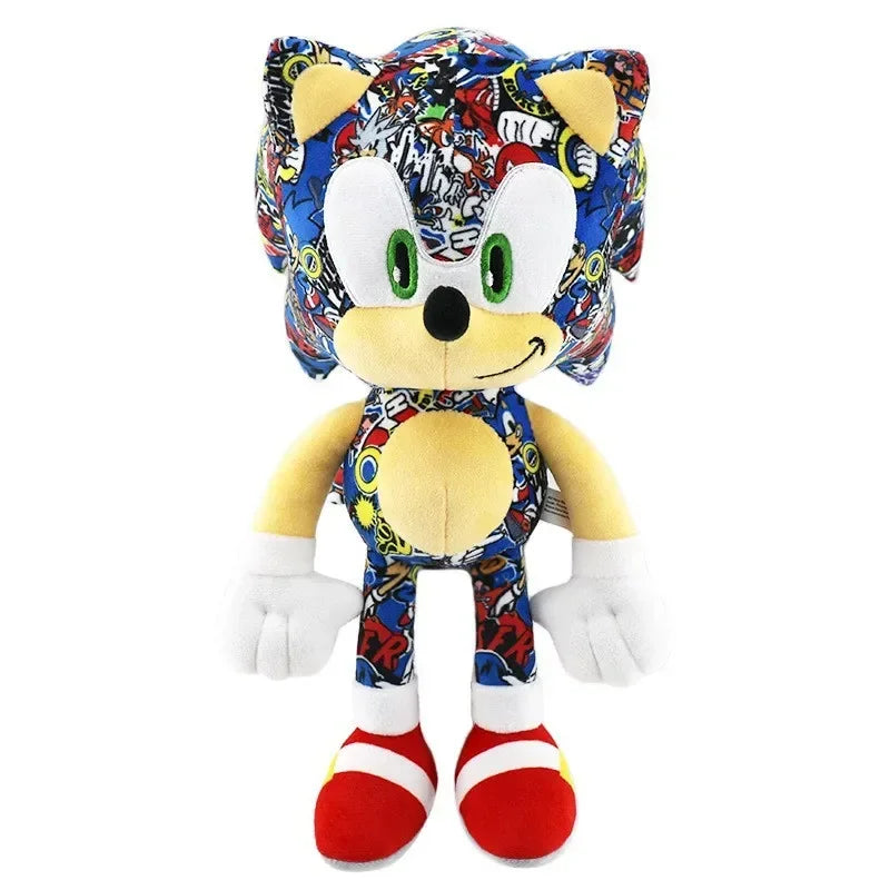 Sonic shadow  peluches toy 20-45cm cartoon hedgehog Amy Rose knuckle tail soft stuffed doll child birthday Sonic peluches toys