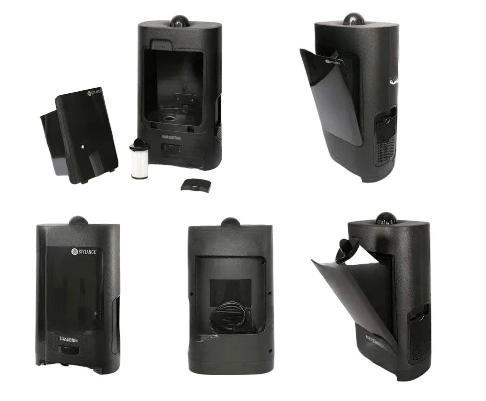 Hair salon special suction hair bin high-power infrared induction intelligent suction hair crusher tool