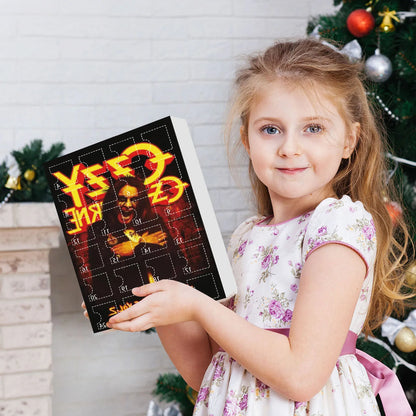 1/2PCS Ozzy Osbourne Rocking Advent Calendar 2D Acrylic Rocky Countdown Calendar Mini Rock Godfather Ornaments Backpack Pendant