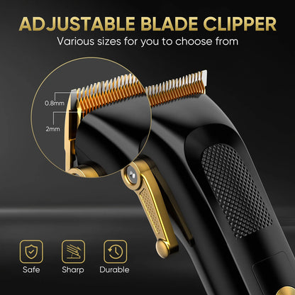 SEJOY Professional Electric Hair Clippers kit for Men Cordless Clippers Hair Trimmers Grooming Set Haircut Machine for Family