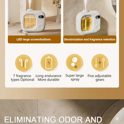 Aromatherapy Diffuser Automatic Scent Sprayer Home Bedroom Toilett Diffuser Spray Air Freshener Deodorizer Diffuser