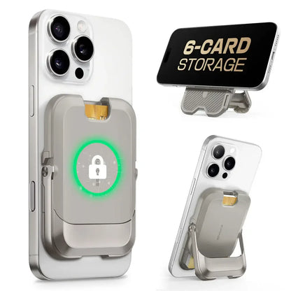 SUPCASE Magnetic Wallet Phone Stand Card Holder for iPhone 16/15/14/13 Series Strong Magnetic Lock Wallet with Stand