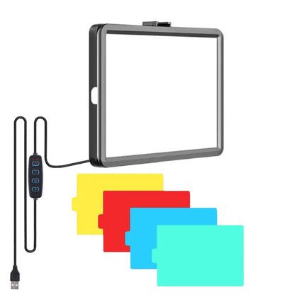 8 Inch Photo Studio LED 3000-6000k Lighting Video Fill Lamp Light Panel Photography for Live Streaming Youbube RGB