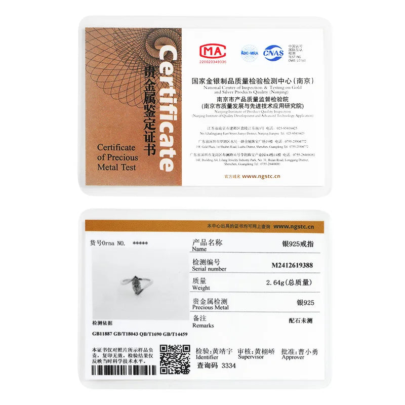 Smyoue 18K Plated 1CT Marquise Cut Moissanite Solitaire Ring for Women 100% 925 Sterling Silver Lab Diamond Weddind Band Bride