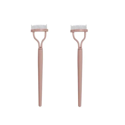 Eyelashs Brush Comb 1pc Eyelash Separator Metal Teeth Foldable Eye lash Curler Beauty Makeup Stainless Mascara Curl Make up Tool