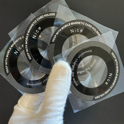 Upgraded Aluminum Alloy Vacuum Magnetic Car Phone Holder with 360° Rotation & Foldable Design Strong Magnetic Absorption