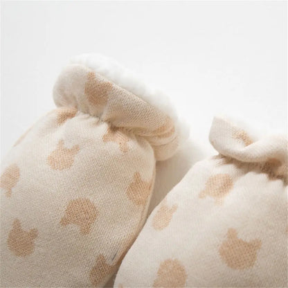 Baby Fleece Gloves - Soft Cotton Mittens for Newborn Toddler Boys & Girls | Anti-Scratch Winter Gloves