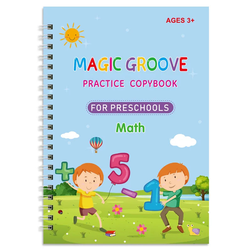 Magic Reusable Practice Copybook For Kids, The Print Handwriting Workbook-Writing Practice Book, For Children, Gifts And Toys