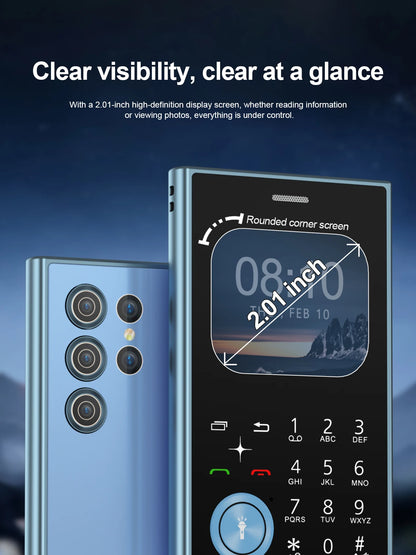 SERVO V8 Feature Mobile Phone 2 SIM Standby Magic Voice Speed Dial Blacklist FM Radio Torch 2G GSM Card Style Button Cellphones