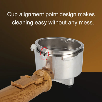 BioloMix 20 Bar Semi Automatic Powder Coffee Machine,with Milk Steam Frother Wand, for Espresso, Cappuccino, Latte and Mocha