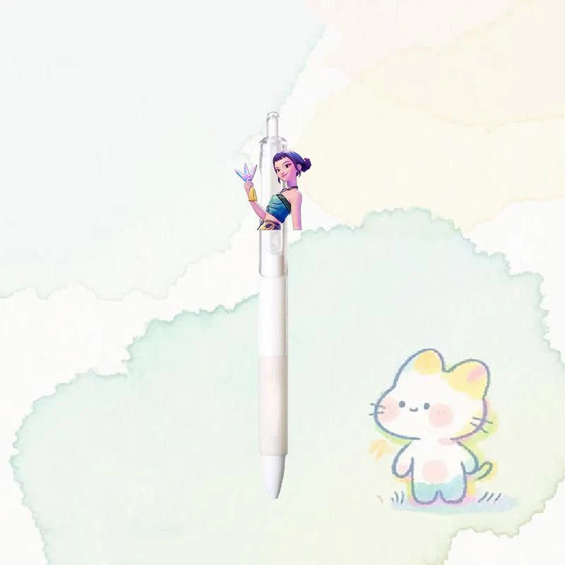 Demon Hunters Gel Pen Kpop Pen Hunter Ballpoint Pen Party Favors for Guest School Office Stationery Supplies Writing Tools