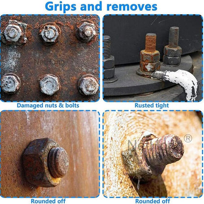 13Pc Locking Wheel Nut Remover Set Stud Bolt Impact Twist Socket Extractor Tool~