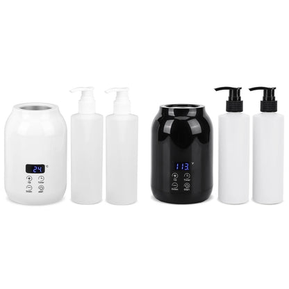 Massage Oil Warmer Digital Lotion Cream Heater LED Display Lotion Warmer Massage Oil Heater 2 Heat Modes Fast Heat Lotion Warmer