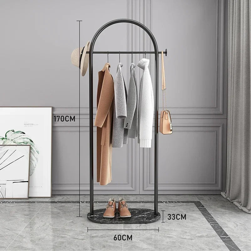 Hanger Floor Bedroom and Household Clothes Rack Simple Indoor Hanging Clothes Rack Multi-Functional Living Room Simple Coat Rack