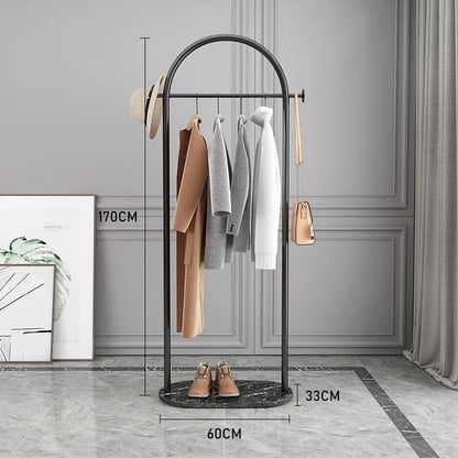 Hanger Floor Bedroom and Household Clothes Rack Simple Indoor Hanging Clothes Rack Multi-Functional Living Room Simple Coat Rack