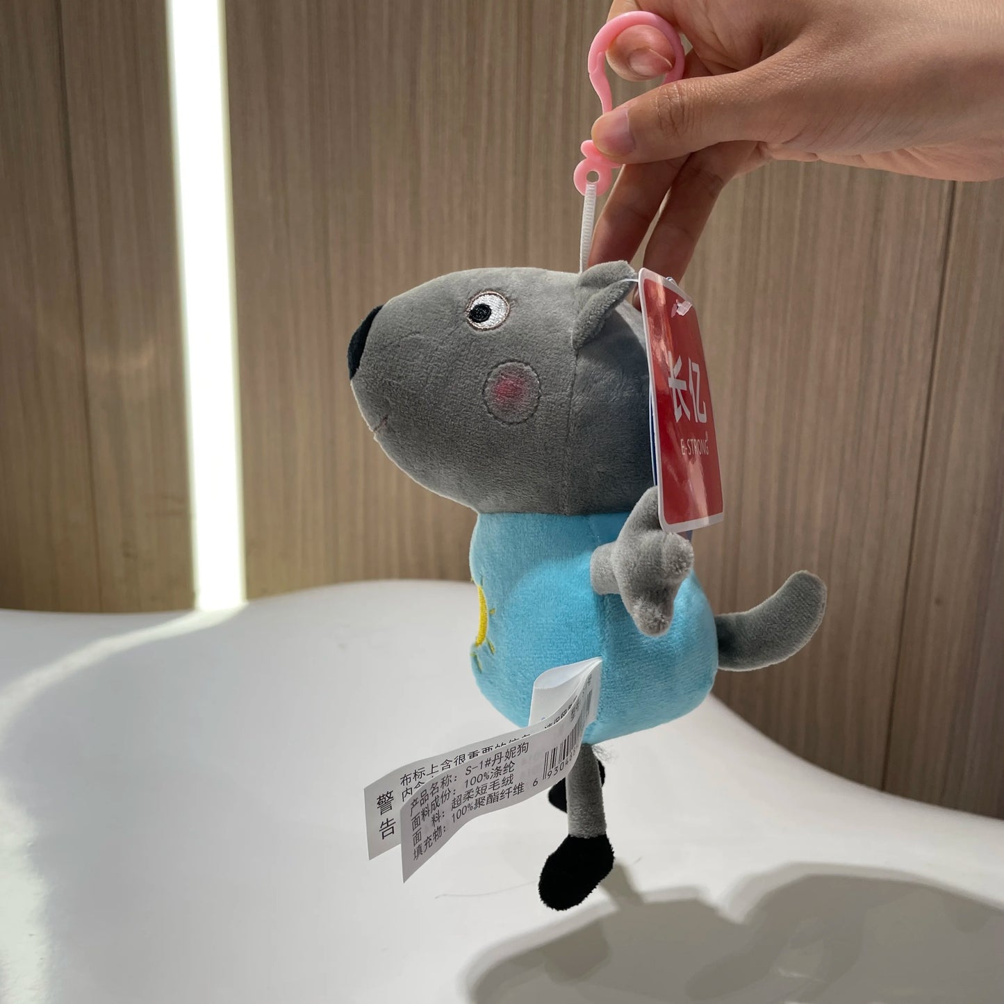 100% Genuine Peppa Pig Evy dinosaur Teddy Bear Peppa George Evie Plush Toy Boy Girl Birthday Gift Toys Christmas Stuffed Doll