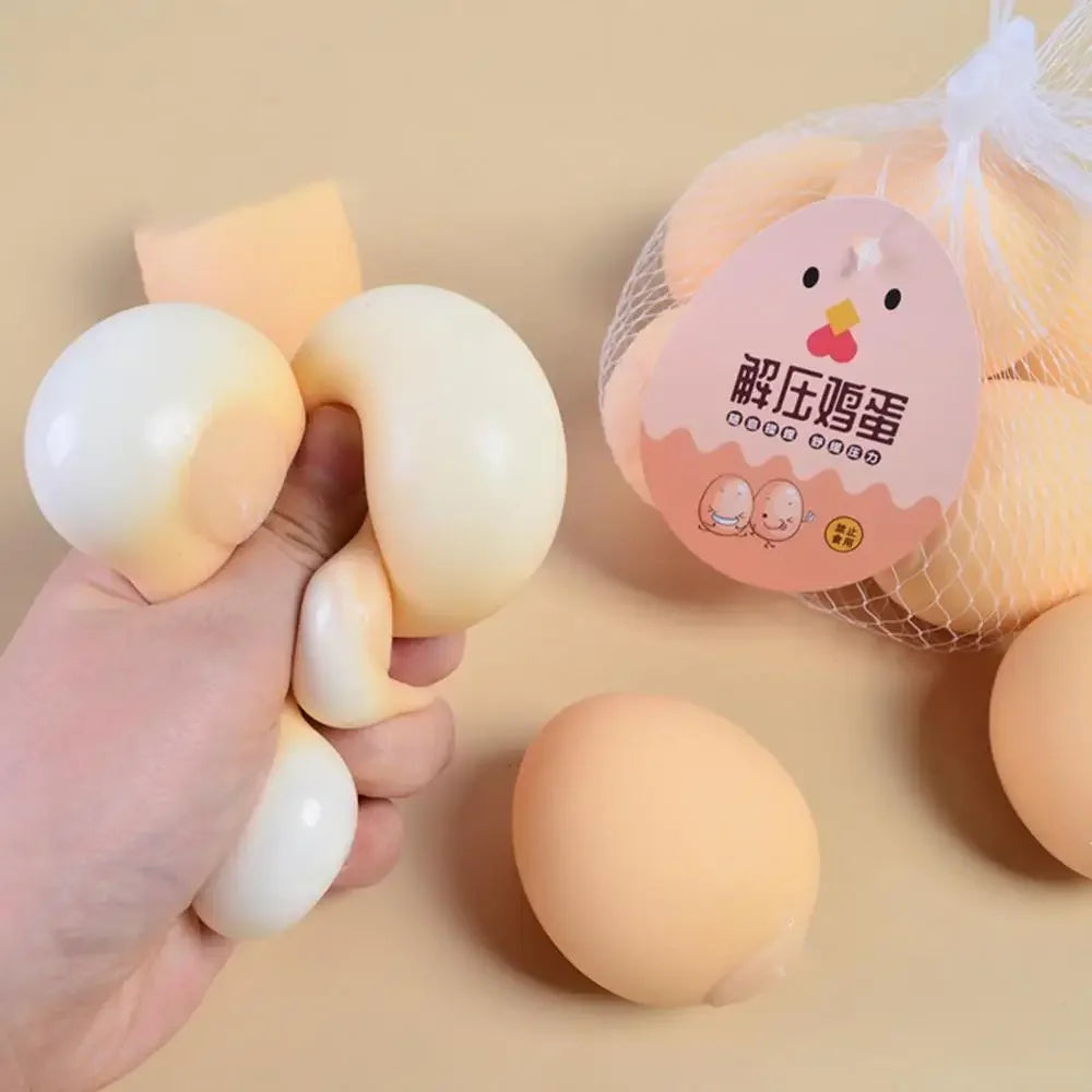 Egg Squeeze Toys youn Smart Eggs young peop Educational Toy Funny DecompressionVent Egg Squeeze Ball Gift SquishyStresd Reliever