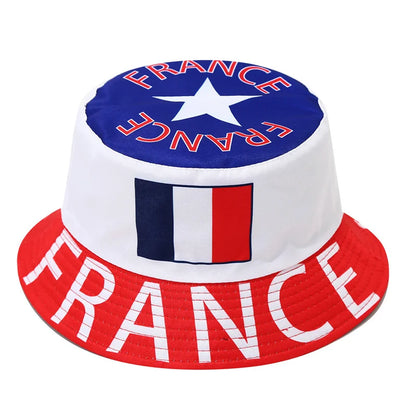 2026 Countries National Flag Bucket Hat Men Women Football Fan Party Football Cup Reversible Sun Hat Soccer Fans Fisherman Hat