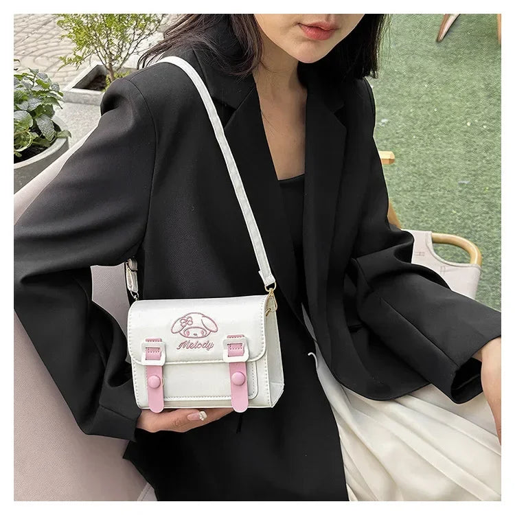 Anime Sanrio Crossbody Bags Hello Kitty Melody Kuromi Cinnamon Girls Women Luxury Brand Bag High Quality Designer Bags Gifts
