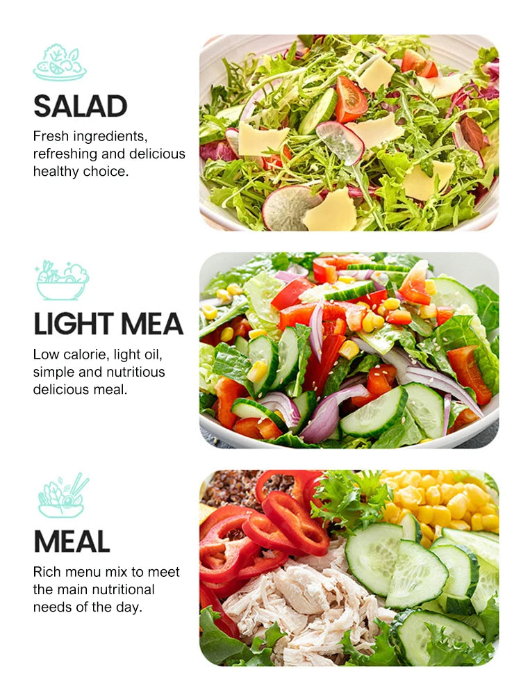 Electric Cheese Grater Portable Salad Maker With 3 Different Shapes of Blades 40W Electric Rotary Slicer Shredder ABS304