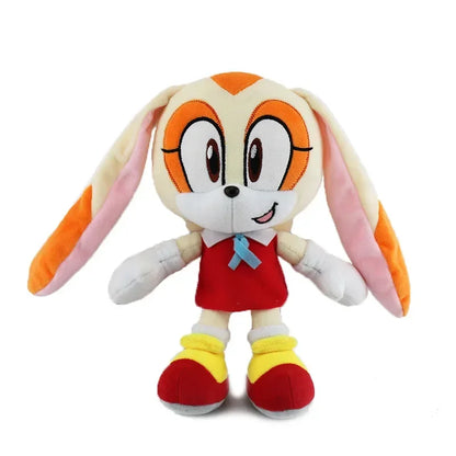 Sonic peluches toy cartoon hedgehog Amy Rose knuckle tail soft stuffed doll child birthday gift 20-30cm plush toys