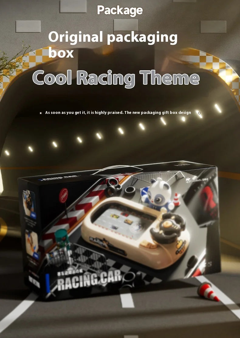 2024 Racing Adventure Children'S Steering Wheel Electric Desktop Game Console Evasion Simulation Driving Toy