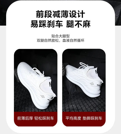 Car Seat Height Pad Thickened Memory Foam Car Seat Cushion for Sedentary Car Drivers Anti-Slip Beveled Design Leveling Pad