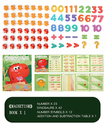 Kids Math Arithmetic Magnetic Stickers Digital Decomposition Arithmetic Montessori Games Baby Early Learning Education Toys