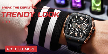 LIGE Neue modische Herrenuhren Top-Marke Luxus Sport Wasserdicht Schlichte ultradünne Uhren Herren Quarzuhr Relogio Masculino + Box