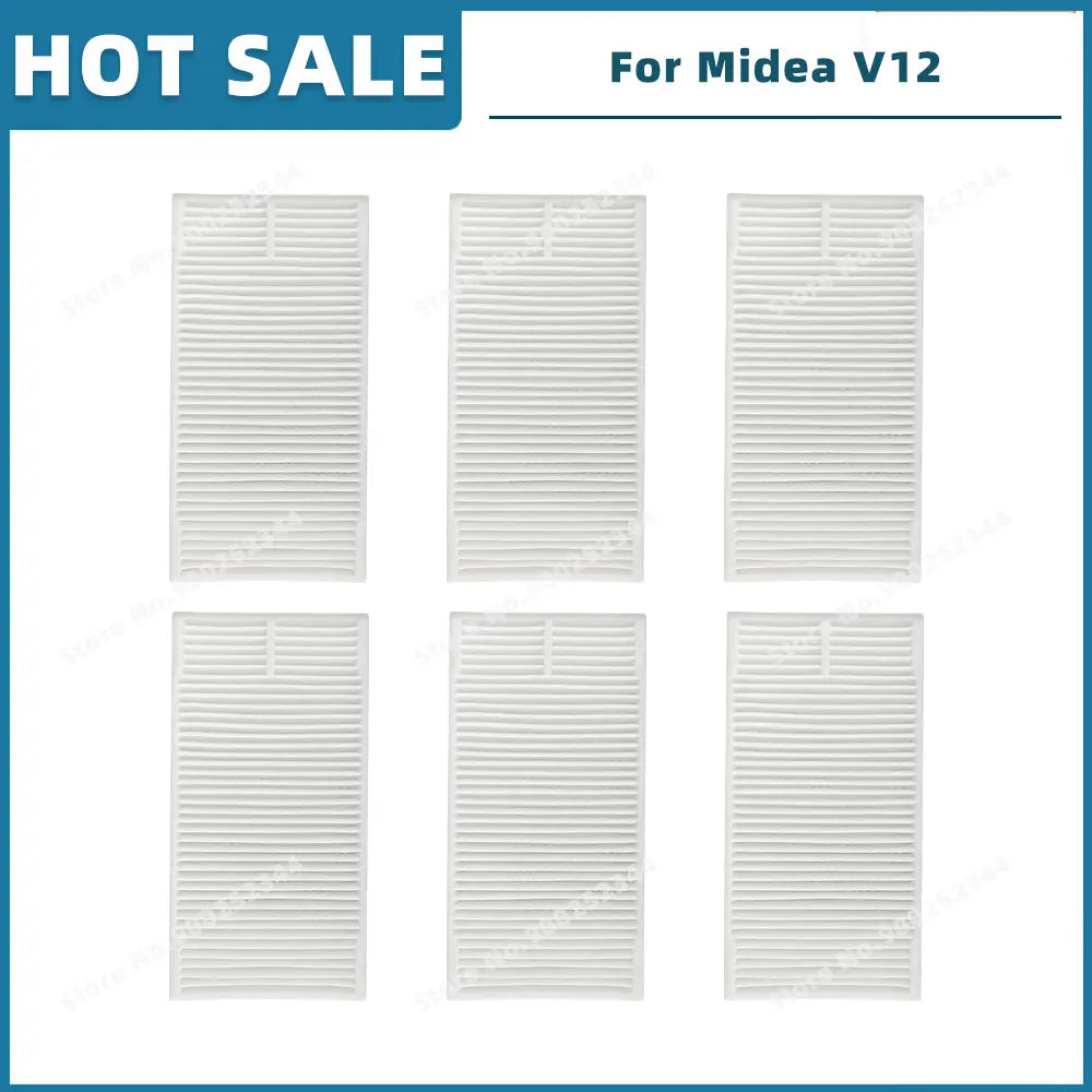 Compatible For 미디어 Midea V12 / Eureka J12 Ultra Spare Parts Accessories Consumables Main Side Brush Filter Mop Cloth Dust Bag