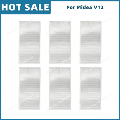 Compatible For 미디어 Midea V12 / Eureka J12 Ultra Spare Parts Accessories Consumables Main Side Brush Filter Mop Cloth Dust Bag