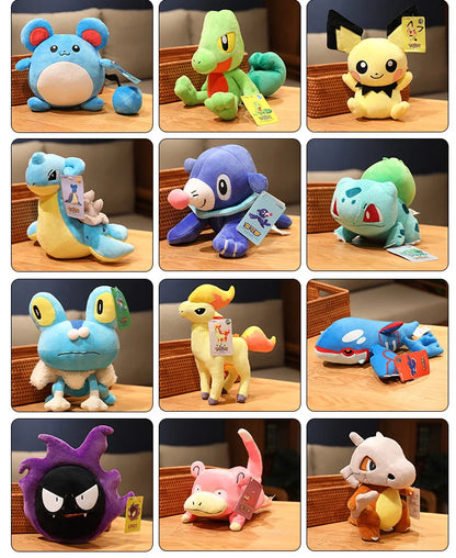 Pokemon Plush Stuff Toy Pikachu Charizard Doll Gengar Squirtle Plush Doll Espeon Glaceon Umbreon Soft Cartoon Toys Kids Gift