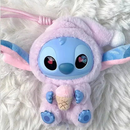 NEW Stitch Eat Something Before Sleep Series Blind Box Plush Dolls Pendant Cute Doll Ornament Mystery Box Surprise Toys Gifts