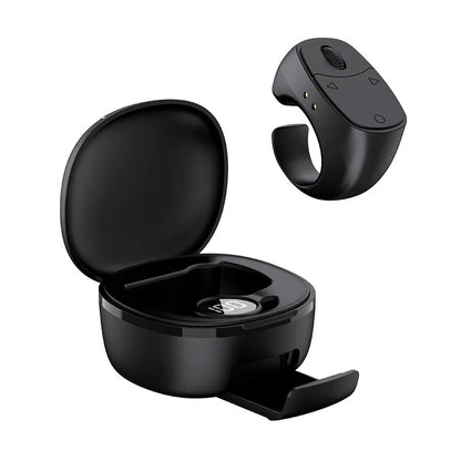 Remote Control Wireless Bluetooth Roller Fingertip Ring  portable Mobile Selfie Mice Video Automatic Page Turner Browsing Ring