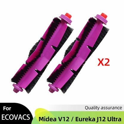 Fit For ( Midea V12 / Eureka J12 Ultra ) Roller Side Brush Hepa Filter Mop Cloth Dust Bag Robot Vacuums Accessory Part