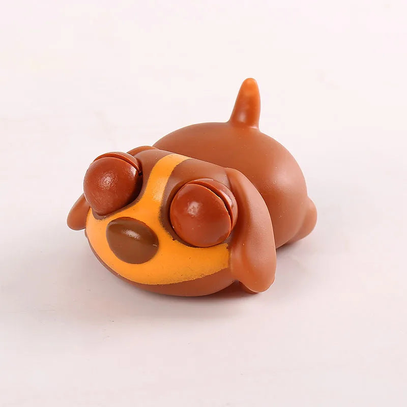 Creative Funny Eyeball Burst Squeeze  Eye Toy   Love sleeping dogs Pinch Toys Adult Kids Stress Relief Fidget Toy  Doll Toy