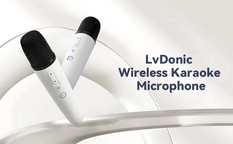 T1-테슬라 Car Karaoke Microphone, 테슬라 Rechargeable Caraoke Mic with USB-A & USB-C Receiver, Plug to Use，No Need Pair