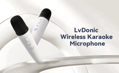 T1-테슬라 Car Karaoke Microphone, 테슬라 Rechargeable Caraoke Mic with USB-A & USB-C Receiver, Plug to Use，No Need Pair