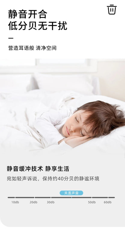 7L Automatic Sensor Trash Can for Kitchen Garbage Tin for Bathroom Light Luxury Family Living Room Cracks Smart Garbage Bin