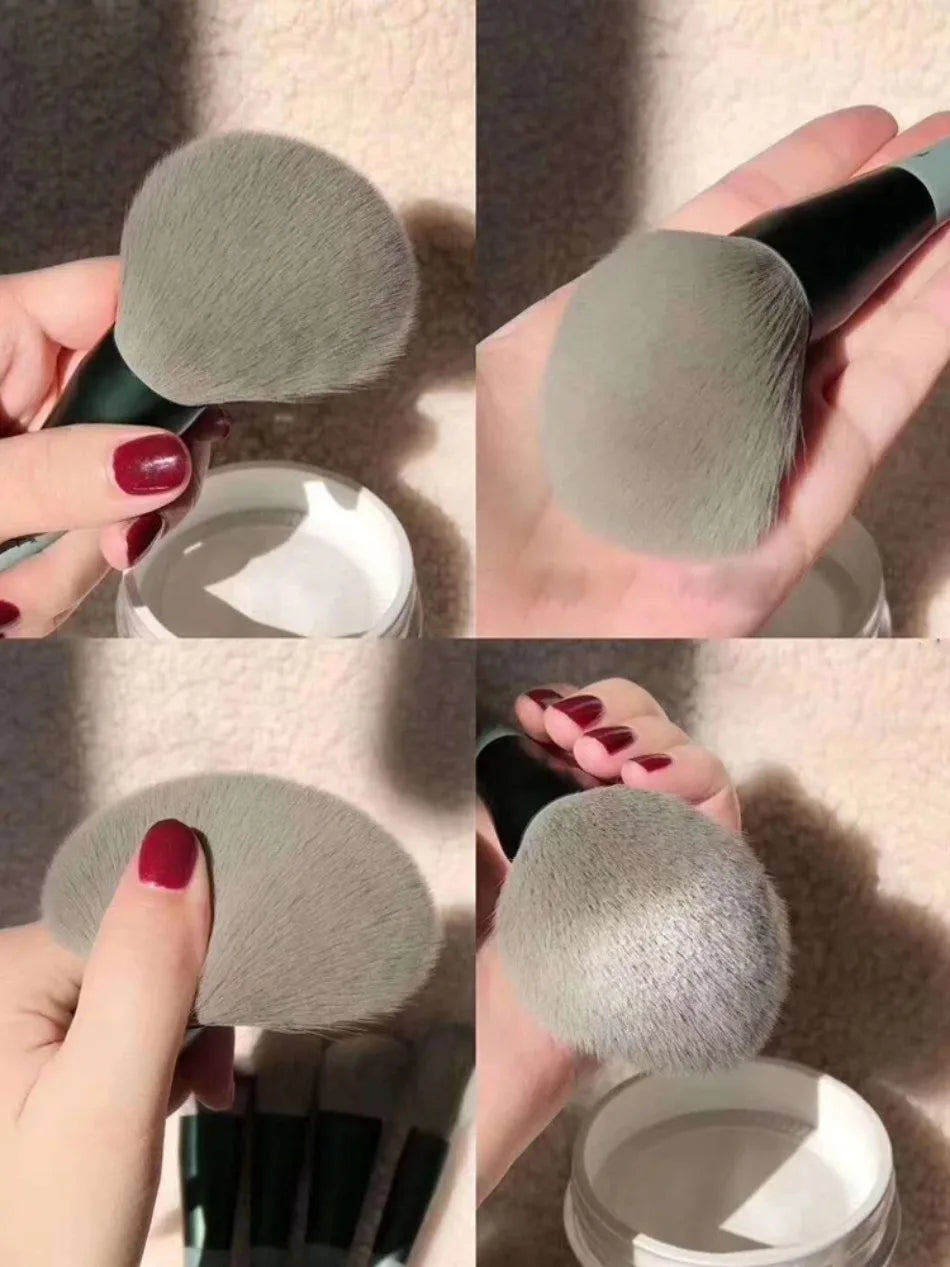 13 Piece Professional Makeup Brush Set with Case - Synthetic Hair Cosmetic Brushes for Eye Shadow, Foundation & Blush