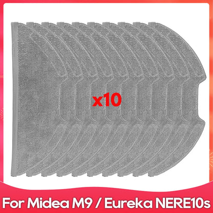 Compatible For ( Midea M9 / Eureka E20 Plus / NERE10s E10S / Obode A8 ) Spare Parts Accessories Main Side Brush Filter Mop Cloth