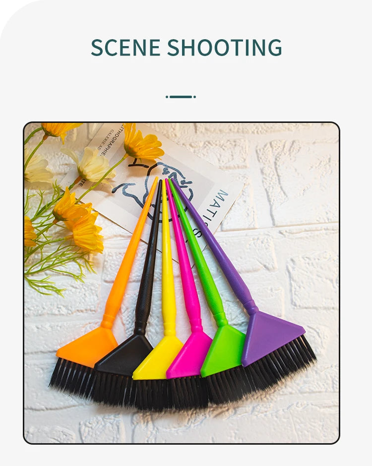 Professional Hair Coloring Brushes Combs Salon Hair Dye Tools Hair Dye Brush Hair Coloring Applicator Barber Styling Accessories