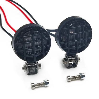 MIBIDAO 2/4LED RC Car Roof Light Round Lamp Spotlight For 1/10 Axial SCX10 II 90046 TRX4 Tamiya CC01 D90 D110